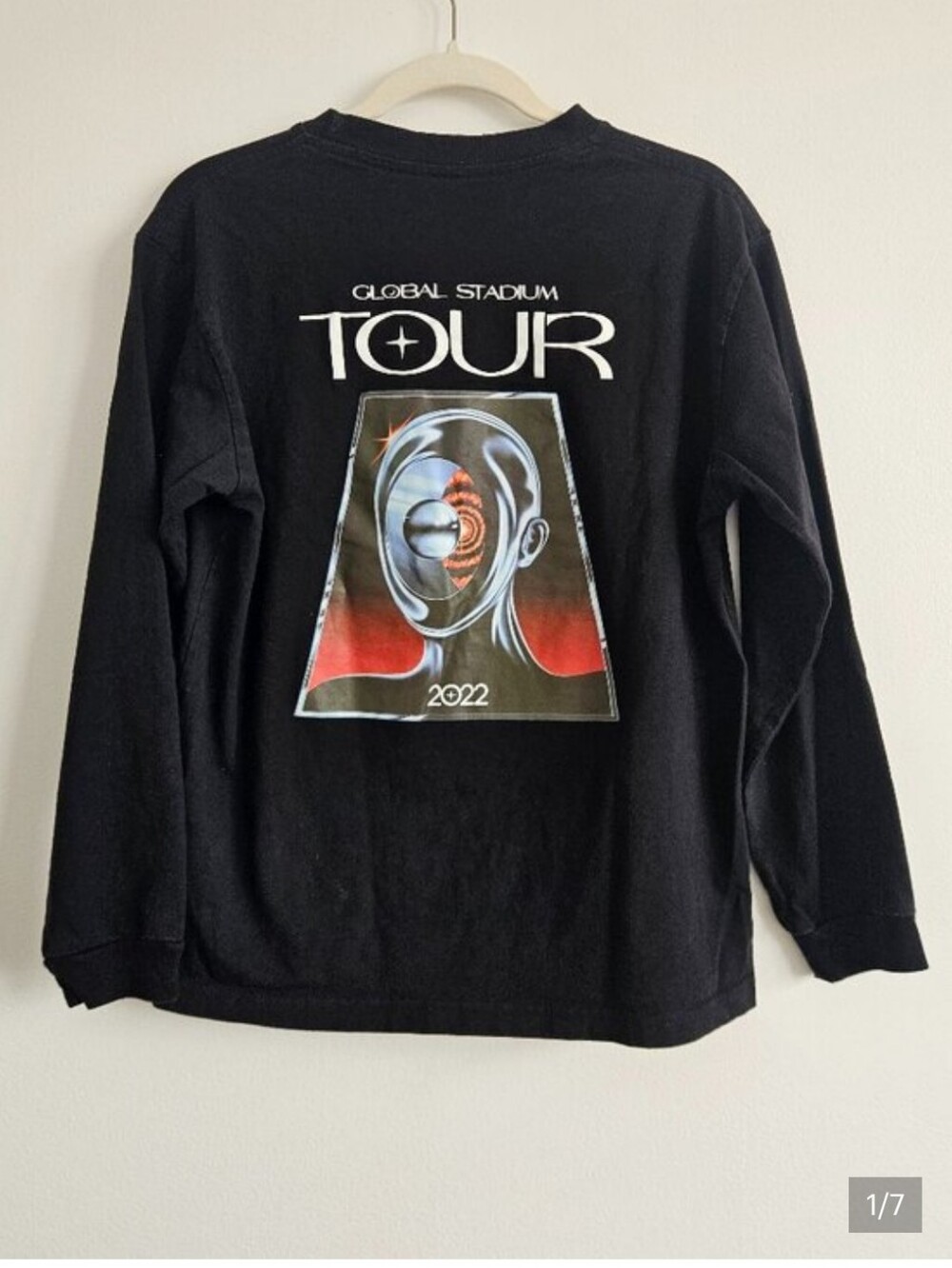 XOXO The Weeknd After Hours Til Dawn Tour Long-Sleeve Tee 2022 | XL | Black